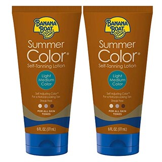 Foto 1 | Loción autobronceadora Banana Boat Summer tono claro/medio 6oz - Pack Doble