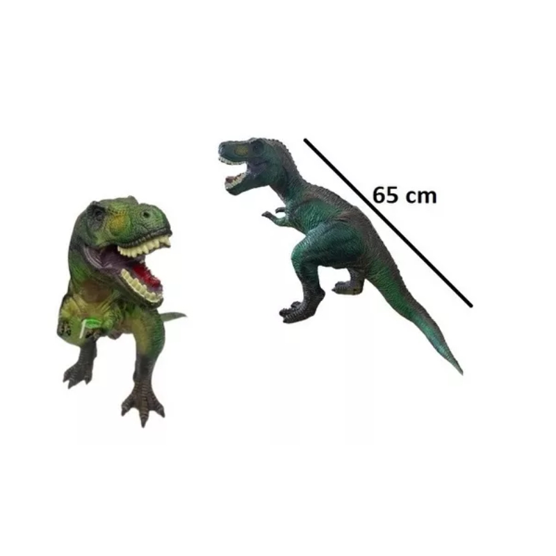 Foto 2 pulgar | Modelo De Dinosaurio Gigante Verde Tyrannosaurus Rex De 65 Cm Con Sonido - Venta Internacional.