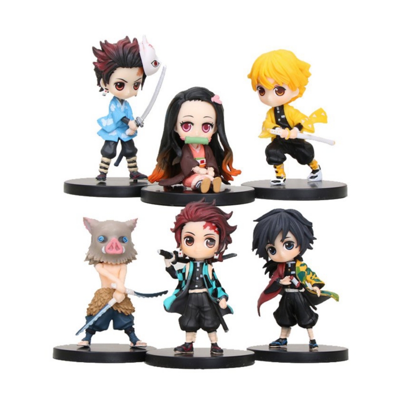 Figuras De Acción Kimetsu No Yaiba, 7 Cm (juego De 6) - Venta Internacional.