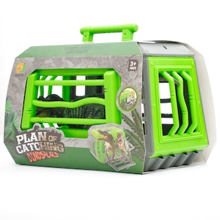 Foto 2 | Dinosaurio De Juguete Con Jaula Transportable Para Niños Mayores De 3 Años - Venta Internacional.