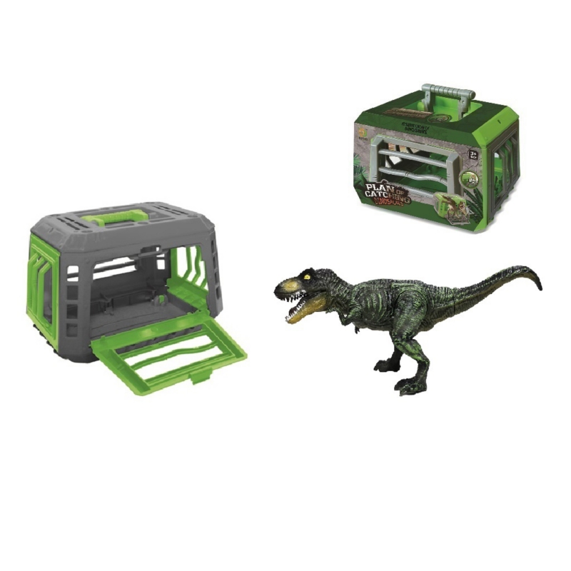 Foto 6 | Dinosaurio De Juguete Con Jaula Transportable Para Niños Mayores De 3 Años - Venta Internacional.