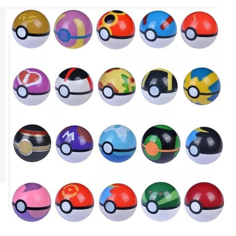 Foto 3 pulgar | Poke Ball Roja Con 24 Figuras De 7 Cm Para Fanáticos Del Anime Pokémon - Venta Internacional.