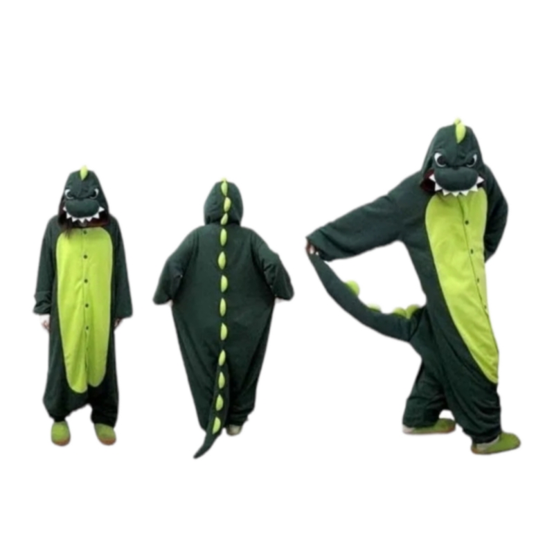Foto 2 pulgar | Pijama Polar Child Dinosaur Para Niños, Tallas 4-12 - Venta Internacional.