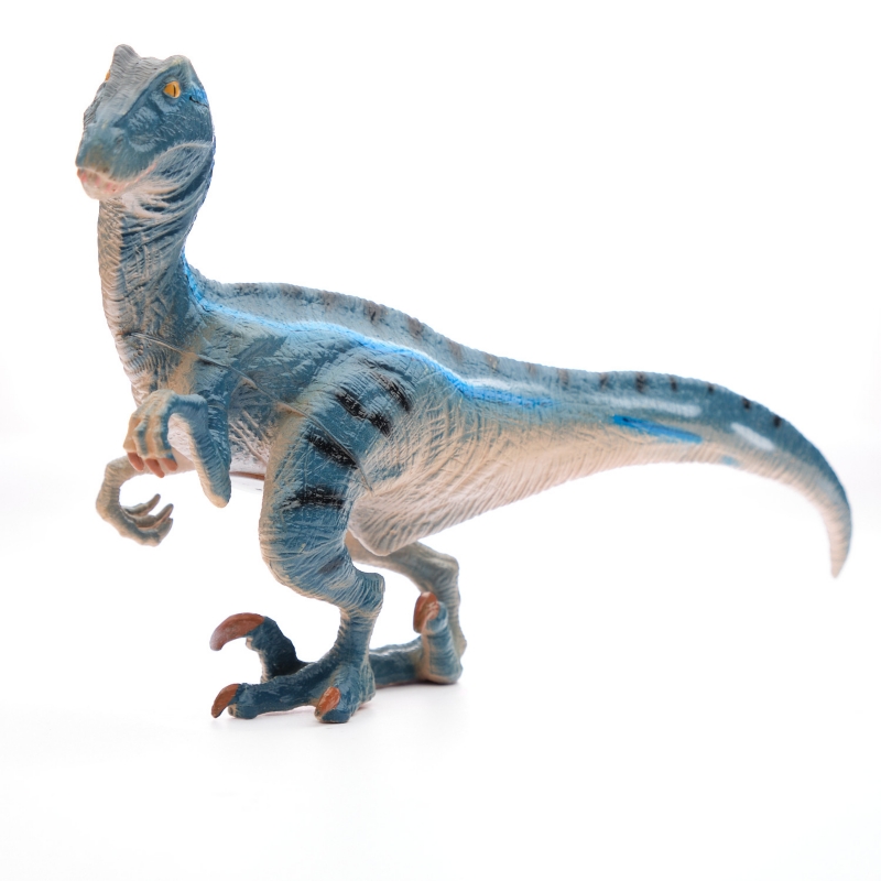 Figura De Dinosaurio Velociraptor De Plástico, 24 Cm, Para Niños Mayores De 3 Años - Venta Internacional.