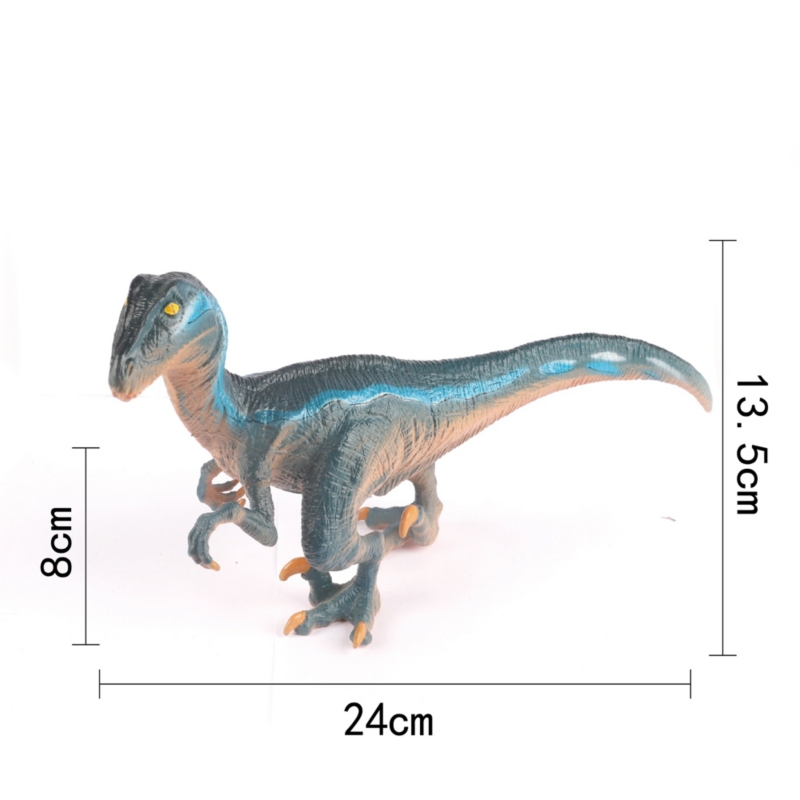 Foto 4 pulgar | Figura De Dinosaurio Velociraptor De Plástico, 24 Cm, Para Niños Mayores De 3 Años - Venta Internacional.