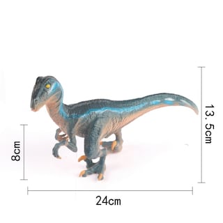 Foto 3 | Figura De Dinosaurio Velociraptor De Plástico, 24 Cm, Para Niños Mayores De 3 Años - Venta Internacional.