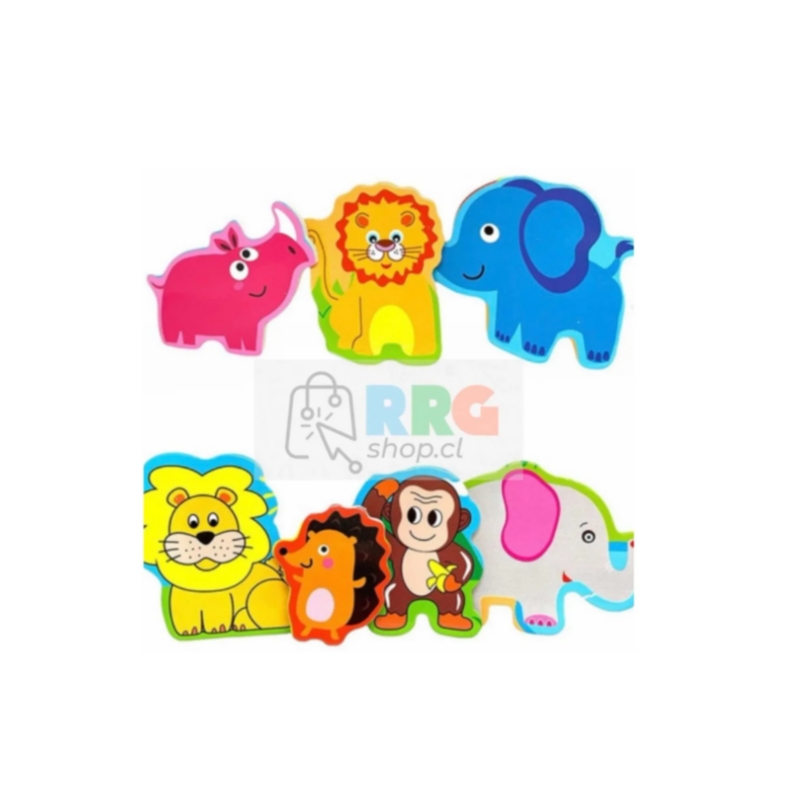 Foto 2 pulgar | Set Magnético De Figuras Imanix Para Niños Con 20 Piezas De Animales - Venta Internacional.