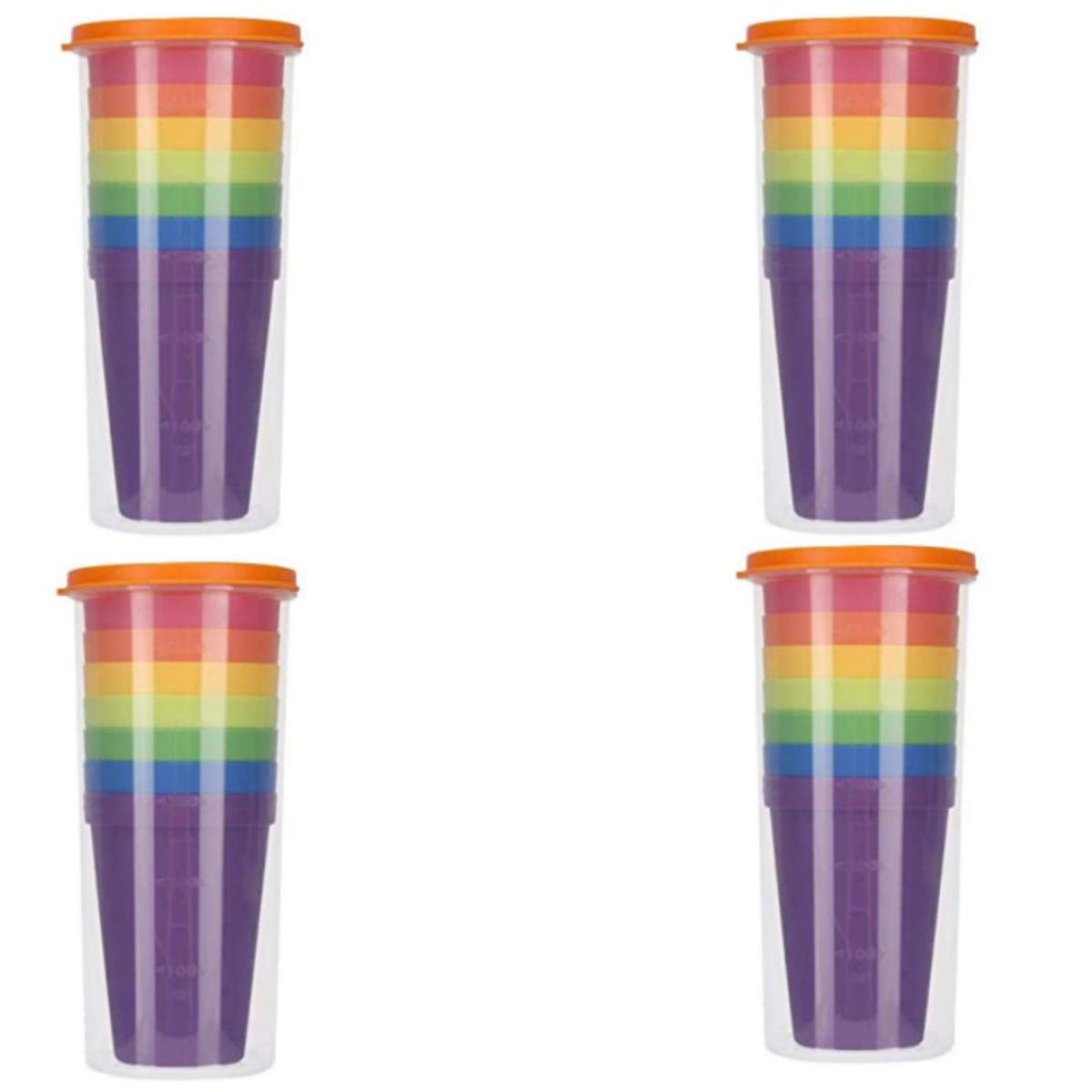 Foto 3 pulgar | Vasos Reutilizables Smilefun 4 Paquetes