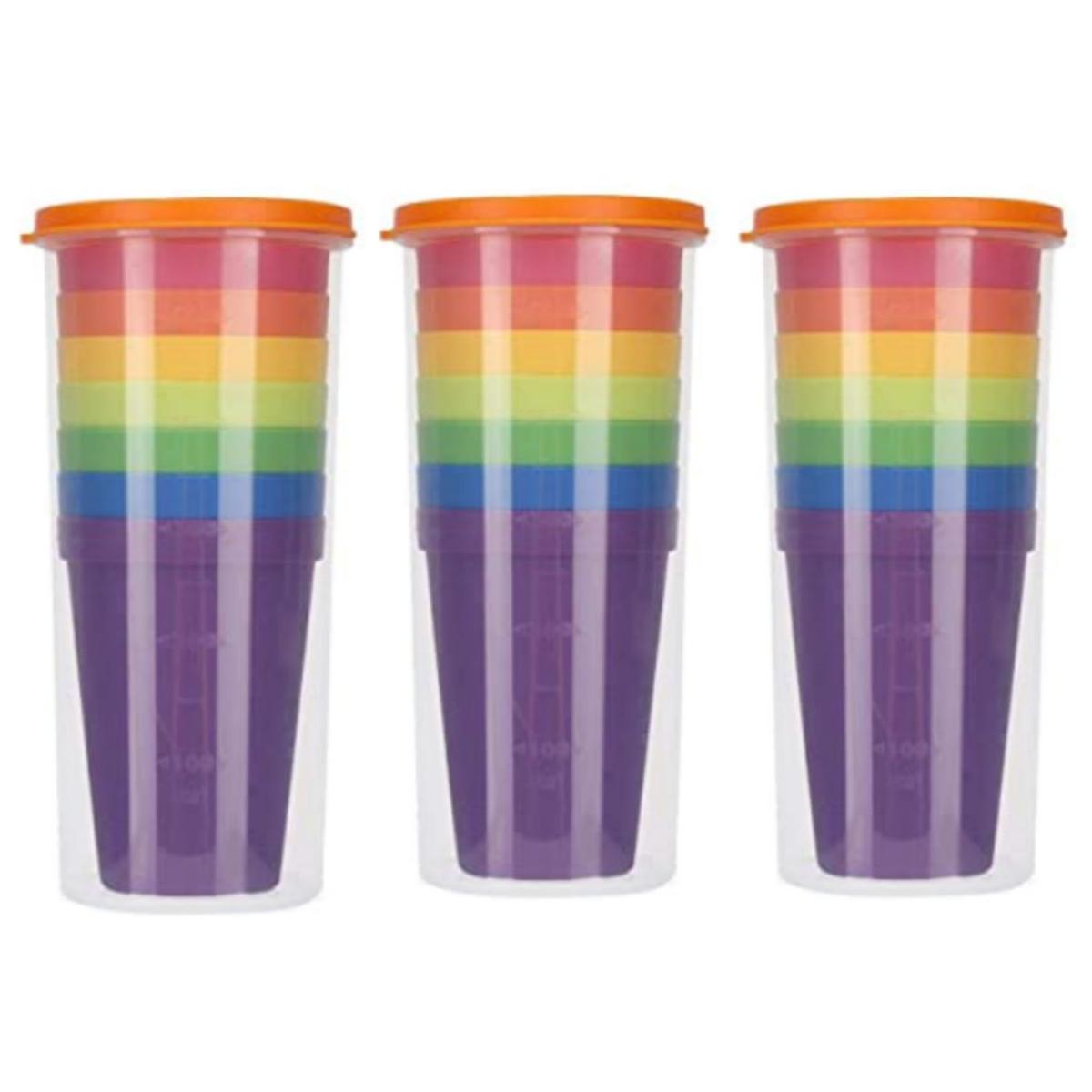 Vasos Reutilizables Smilefun 3 Paquetes