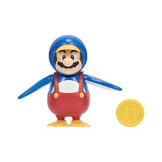 Foto 2 | Figura De Acción Super Mario Penguin Mario Con Coin Wave 26 - Venta Internacional.
