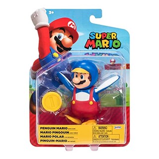 Foto 6 | Figura De Acción Super Mario Penguin Mario Con Coin Wave 26 - Venta Internacional.