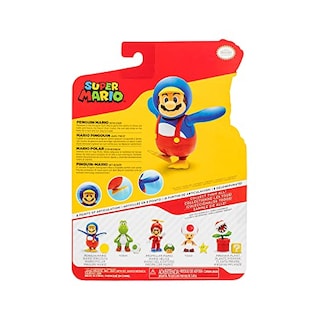 Foto 7 | Figura De Acción Super Mario Penguin Mario Con Coin Wave 26 - Venta Internacional.