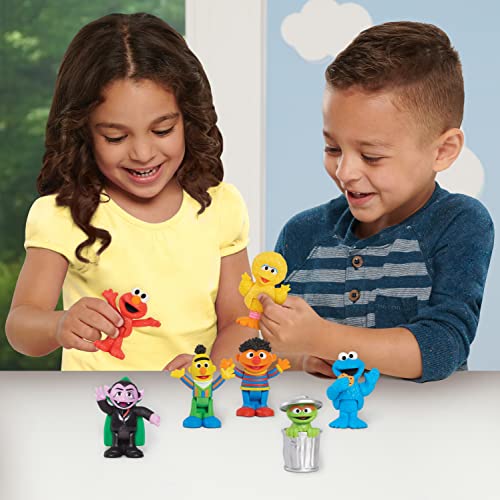 Foto 4 | Juguete Just Play Sesame Street Neighborhood Friends, 7 Piezas - Venta Internacional.