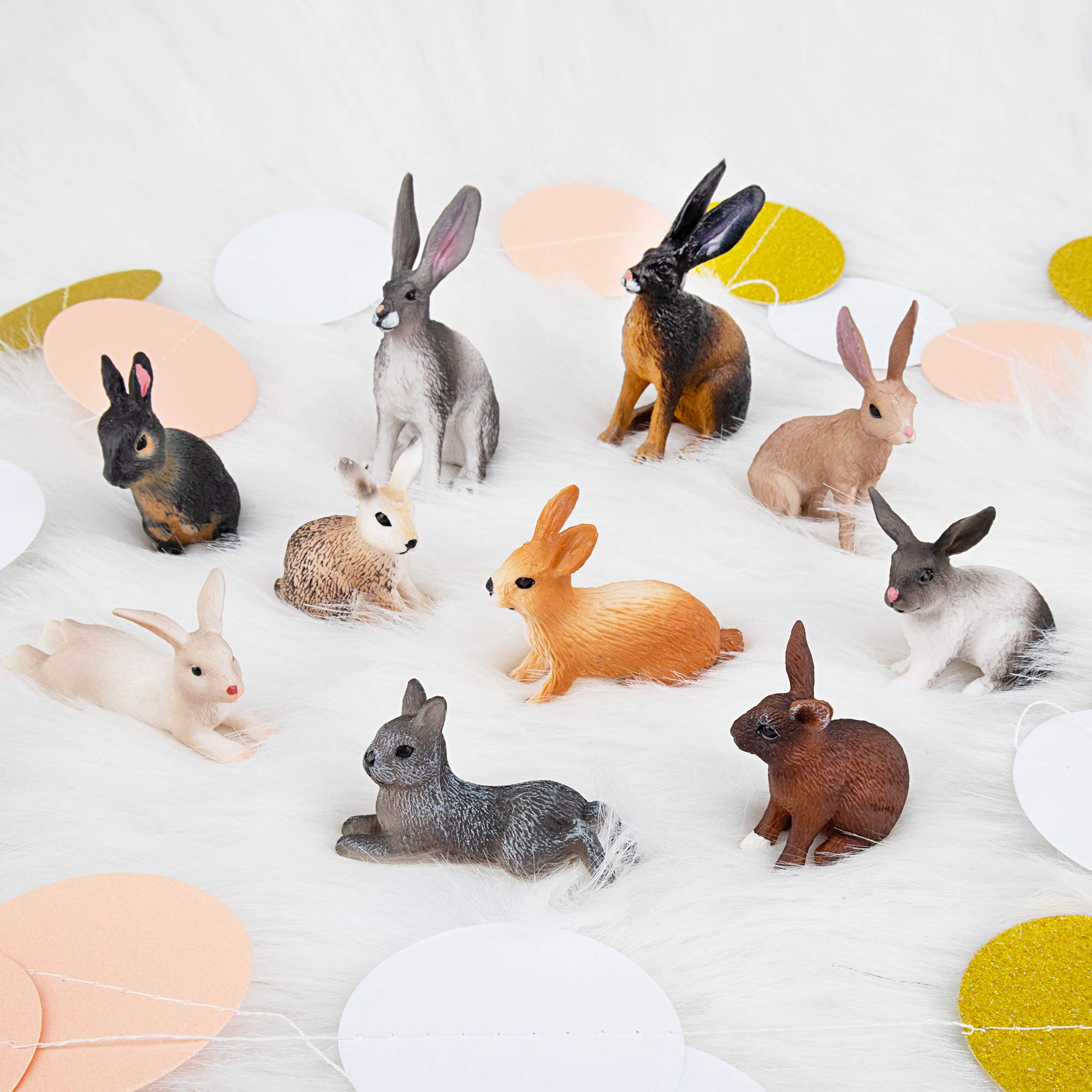 Foto 3 | Figuras Toymany Con Forma De Conejo De Pascua Y Animales De Granja, 10 Unidades - Venta Internacional.