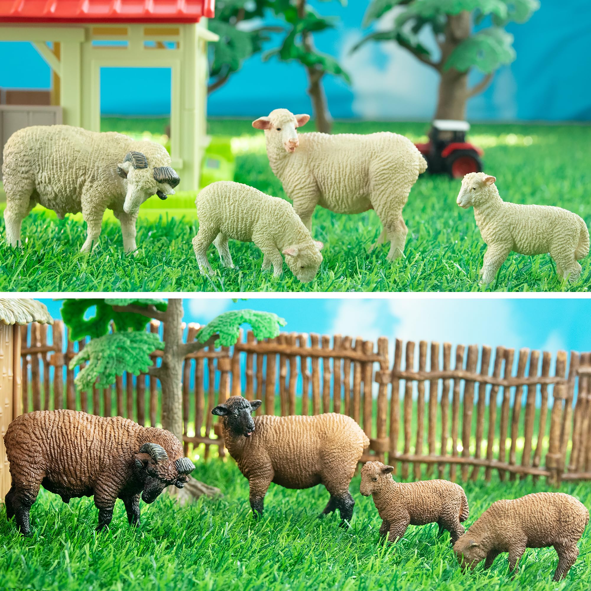 Foto 2 | Figura De Juguete Toymany Merino Sheep Farm Animal Para Niños - Venta Internacional.