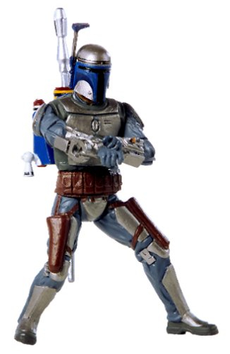 Figura De Acción Star Wars Jango Fett Negra De 9,5 Cm Con Accesorios - Venta Internacional.