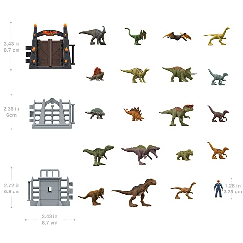 Foto 3 pulgar | Calendario De Adviento Jurassic World Dominion Con Cuenta Regresiva De 24 Días - Venta Internacional.