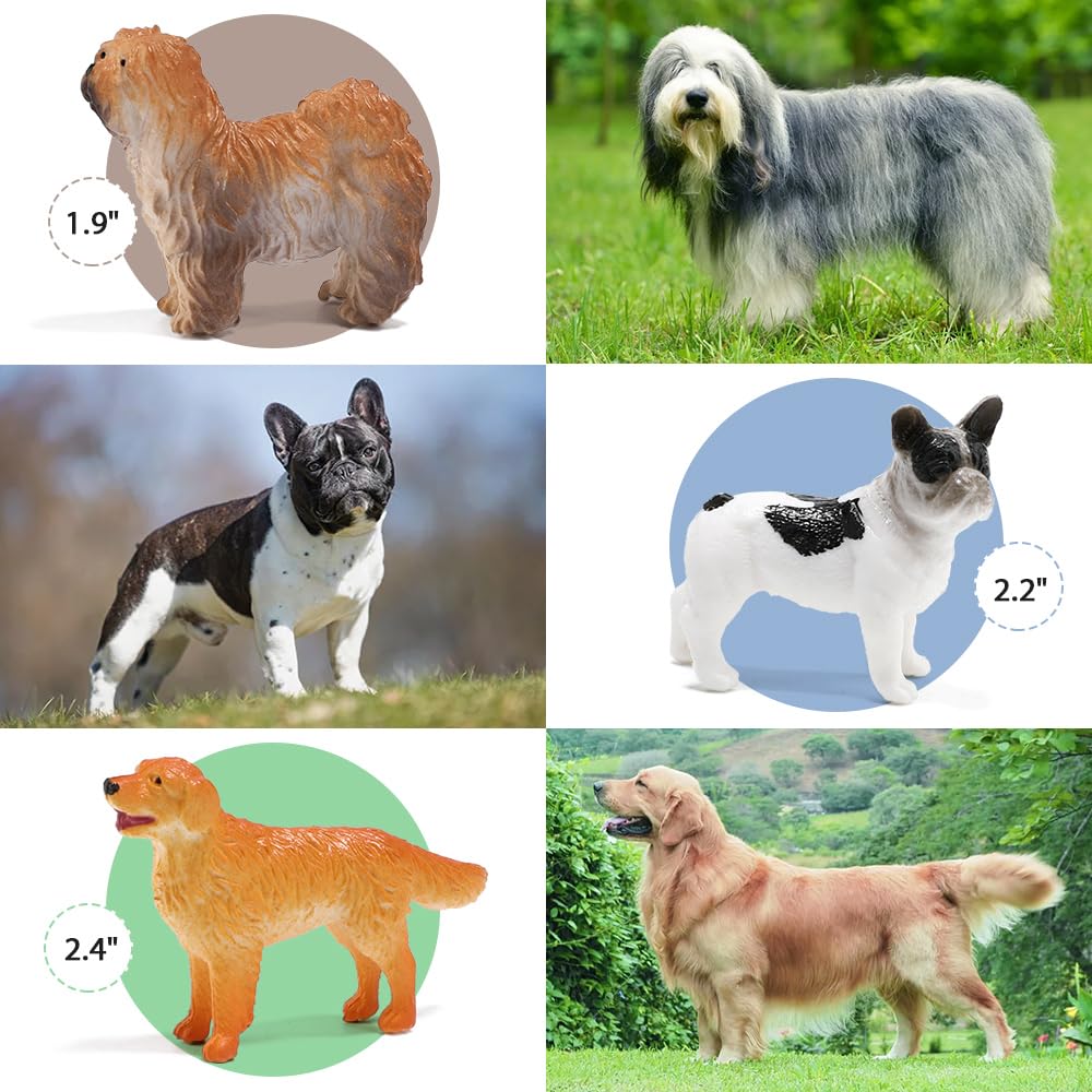 Foto 7 pulgar | Set De Juego Dog Figures Mini Tudou Con Caseta Para Perros, 12 Piezas - Venta Internacional.
