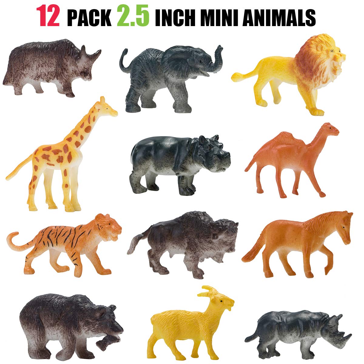 Foto 5 pulgar | Set De Juguetes Kimicare Jumbo Safari Con Figuras De Animales Para Niños - Venta Internacional.