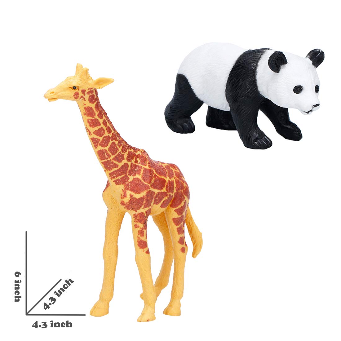 Foto 7 pulgar | Set De Juguetes Kimicare Jumbo Safari Con Figuras De Animales Para Niños - Venta Internacional.