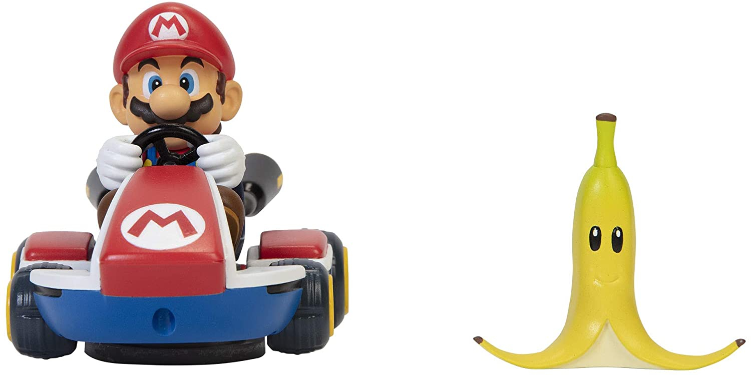 Foto 3 pulgar | Vehículo De Juguete Super Mario Spin Out 2.5 Mariokart - Mario Racer - Venta Internacional.