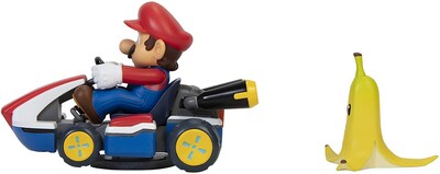 Foto 3 | Vehículo De Juguete Super Mario Spin Out 2.5 Mariokart - Mario Racer - Venta Internacional.