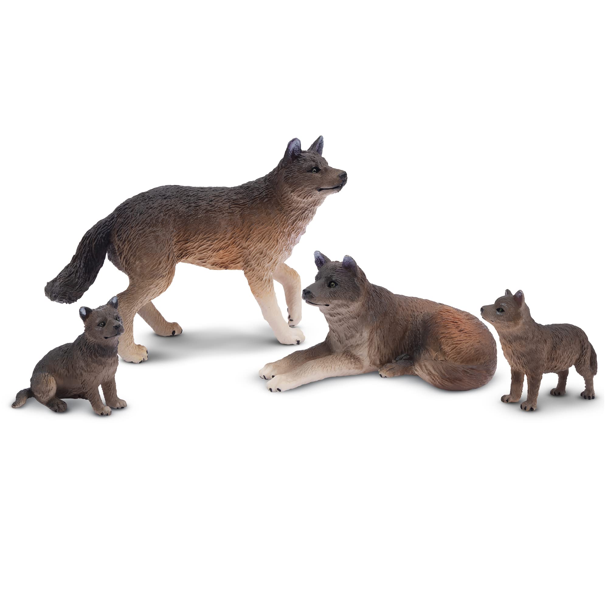 Foto 2 | Figuras De Animales De Juguete Toymany Wolf, 8 Unidades, Para Niños De 3 A 12 Años - Venta Internacional.