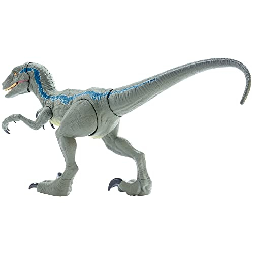 Foto 6 pulgar | Figura De Acción Jurassic World Toys Velociraptor Azul 45 Cm - Venta Internacional.