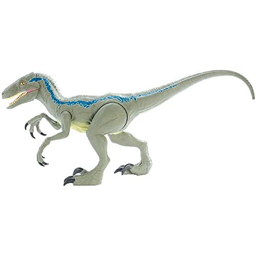Foto 7 pulgar | Figura De Acción Jurassic World Toys Velociraptor Azul 45 Cm - Venta Internacional.