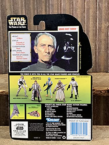 Foto 5 pulgar | Star Wars Poder De La Fuerza Tarjeta Verde Grand Moff Tarkin Figura De Acción 3.75 Pulgadas - Venta Internacional.