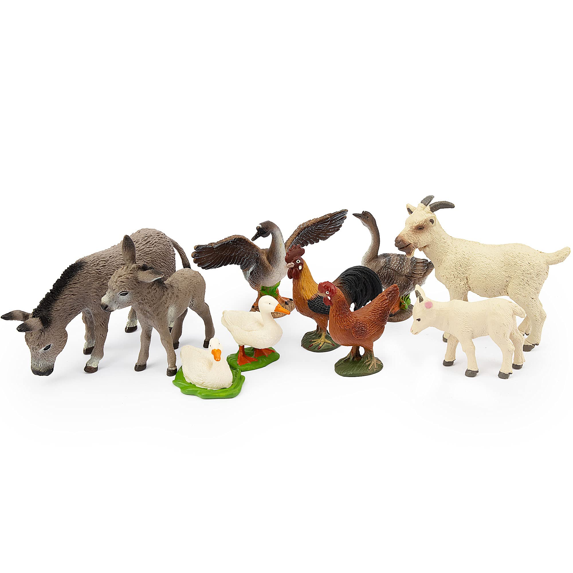 Foto 8 pulgar | Figuras De Animales De Granja Toymany, Regalo Para Niños Pequeños, 10 Unidades - Venta Internacional.