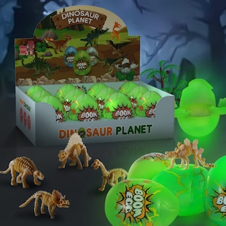 Foto 4 | Huevos De Dinosaurio De Pascua De Juguete Temi, Paquete De 12 Para Niños De 3 A 8 Años - Venta Internacional.