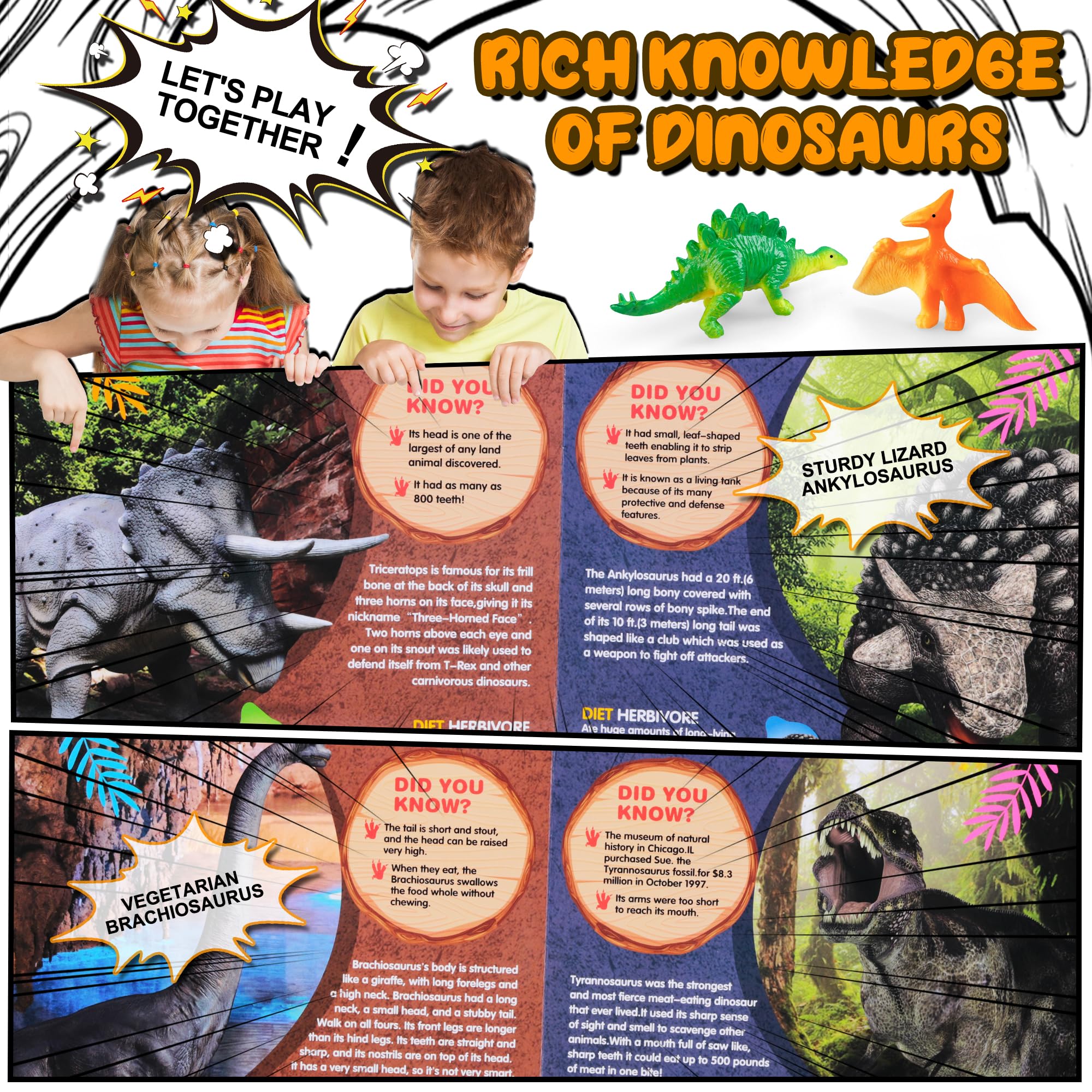 Foto 5 pulgar | Toy Sound Book + 12 Figuras De Dinosaurios De Juguete Para Niños De 3 A 6 Años - Venta Internacional.