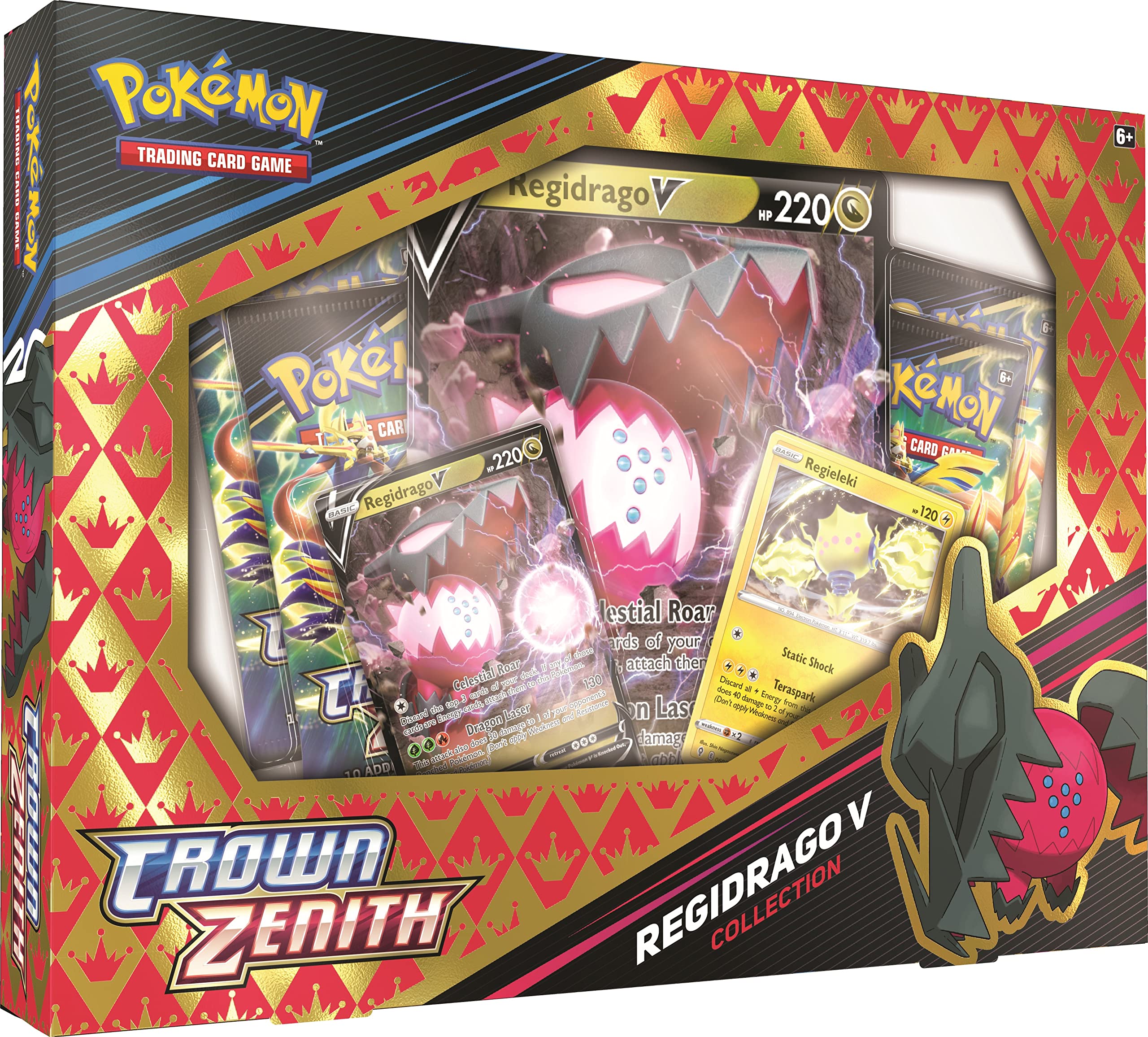 Foto 2 pulgar | Colección Crown Zenith Pokémon V Regieleki - Venta Internacional