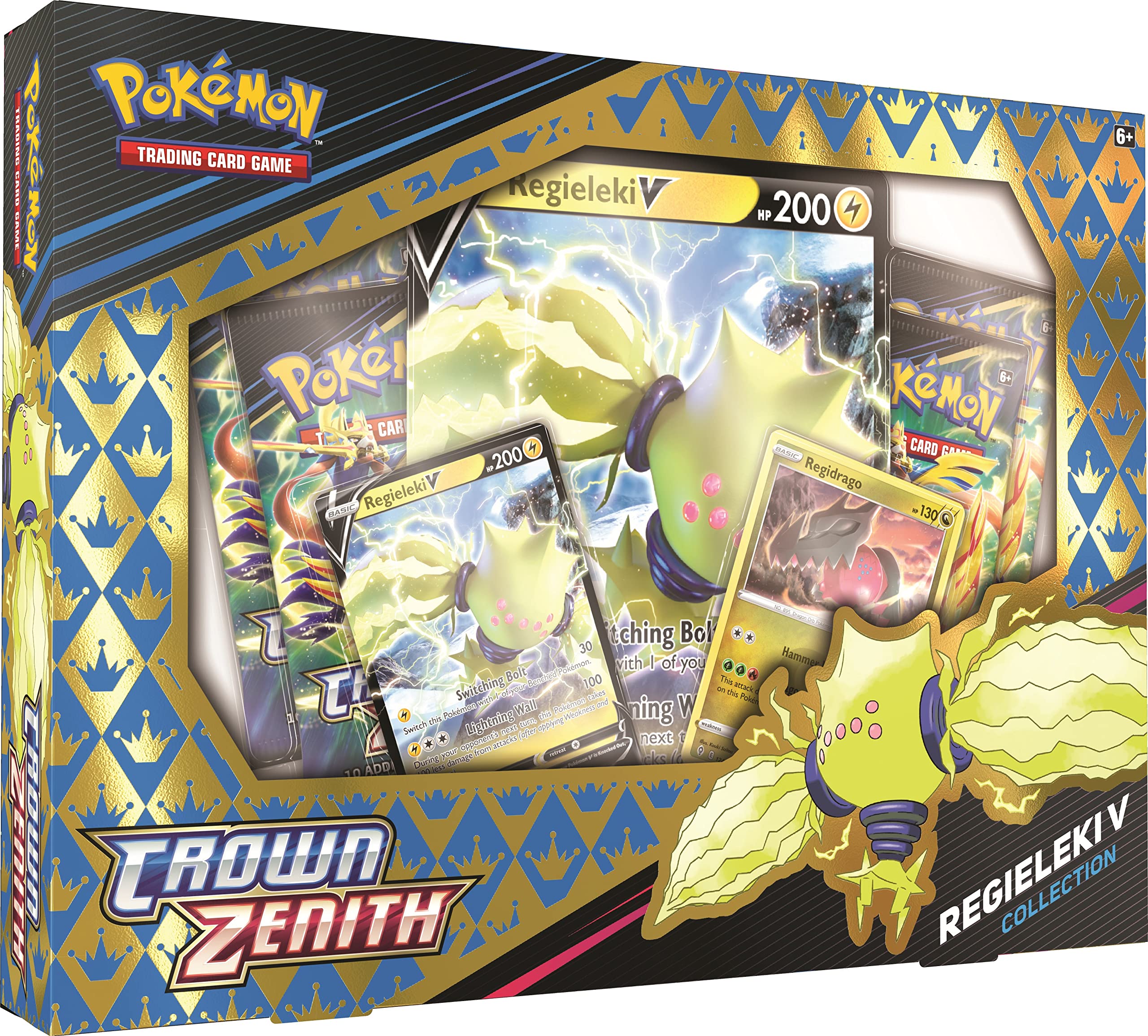 Foto 3 | Colección Crown Zenith Pokémon V Regieleki - Venta Internacional