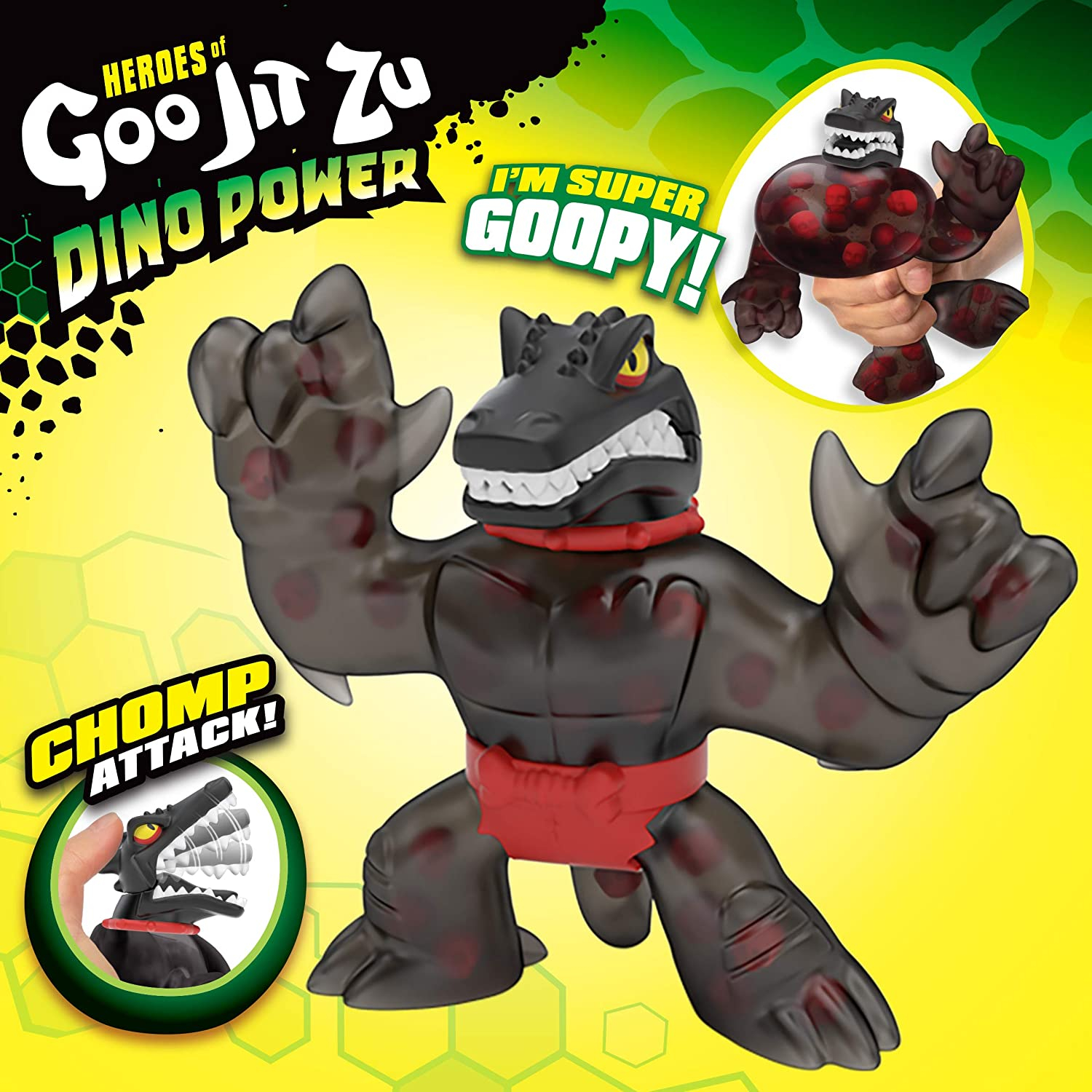 Foto 8 pulgar | Figura de Acción Heroes Of Goo Jit Zu Dino Power Shredz Spinosa - Venta Internacional