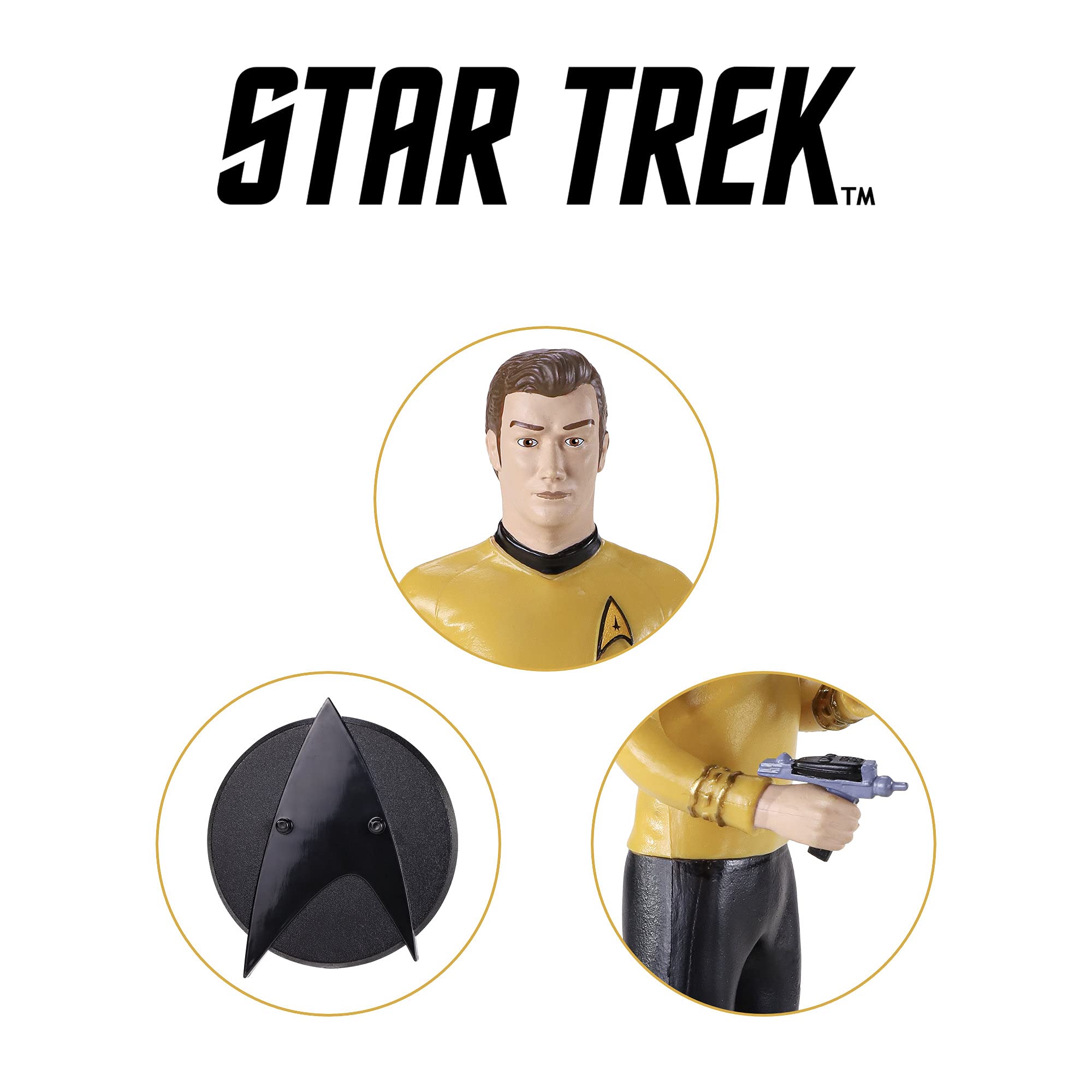 Foto 7 pulgar | Figura de Colección The Noble Collection Bendyfigs Star Trek  - Venta Internacional