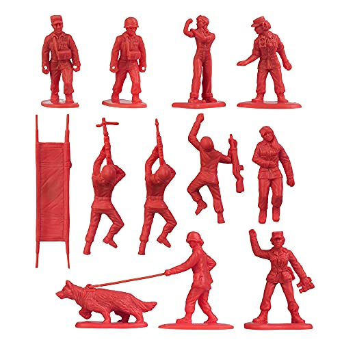 Foto 5 pulgar | Figuras de Soldado Bmc Plastic Army 36 Piezas - Venta Internacional