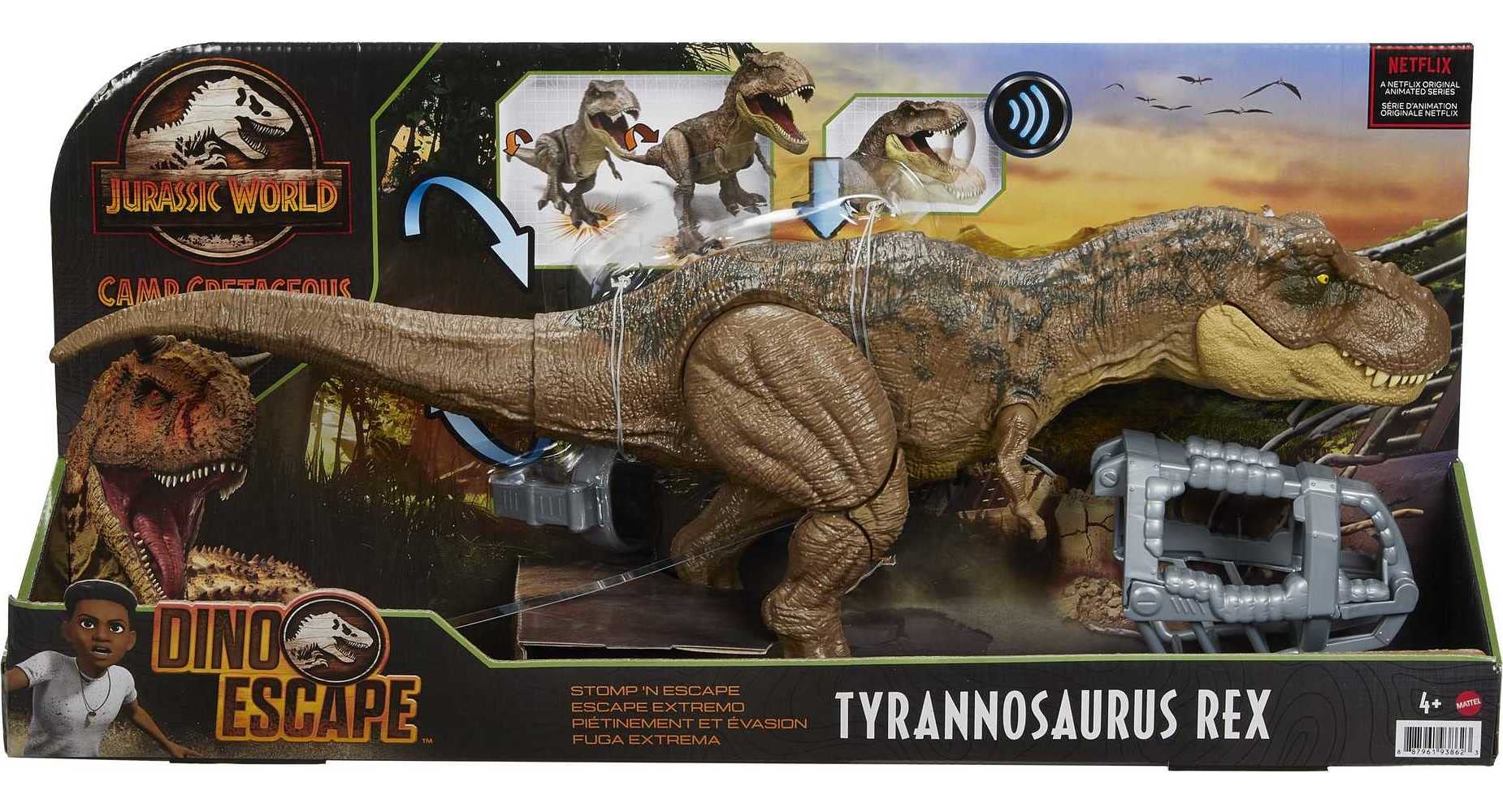 Foto 7 pulgar | Figura de Acción Toy Mattel Jurassic World T Rex 21,6 cm - Venta Internacional