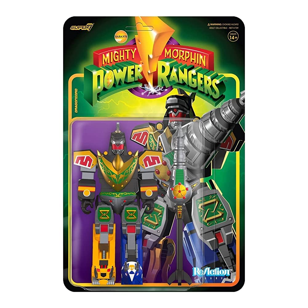 Foto 2 pulgar | Figura de Acción Super7 Mighty Morphin Power Rangers Dragonzord - Venta Internacional