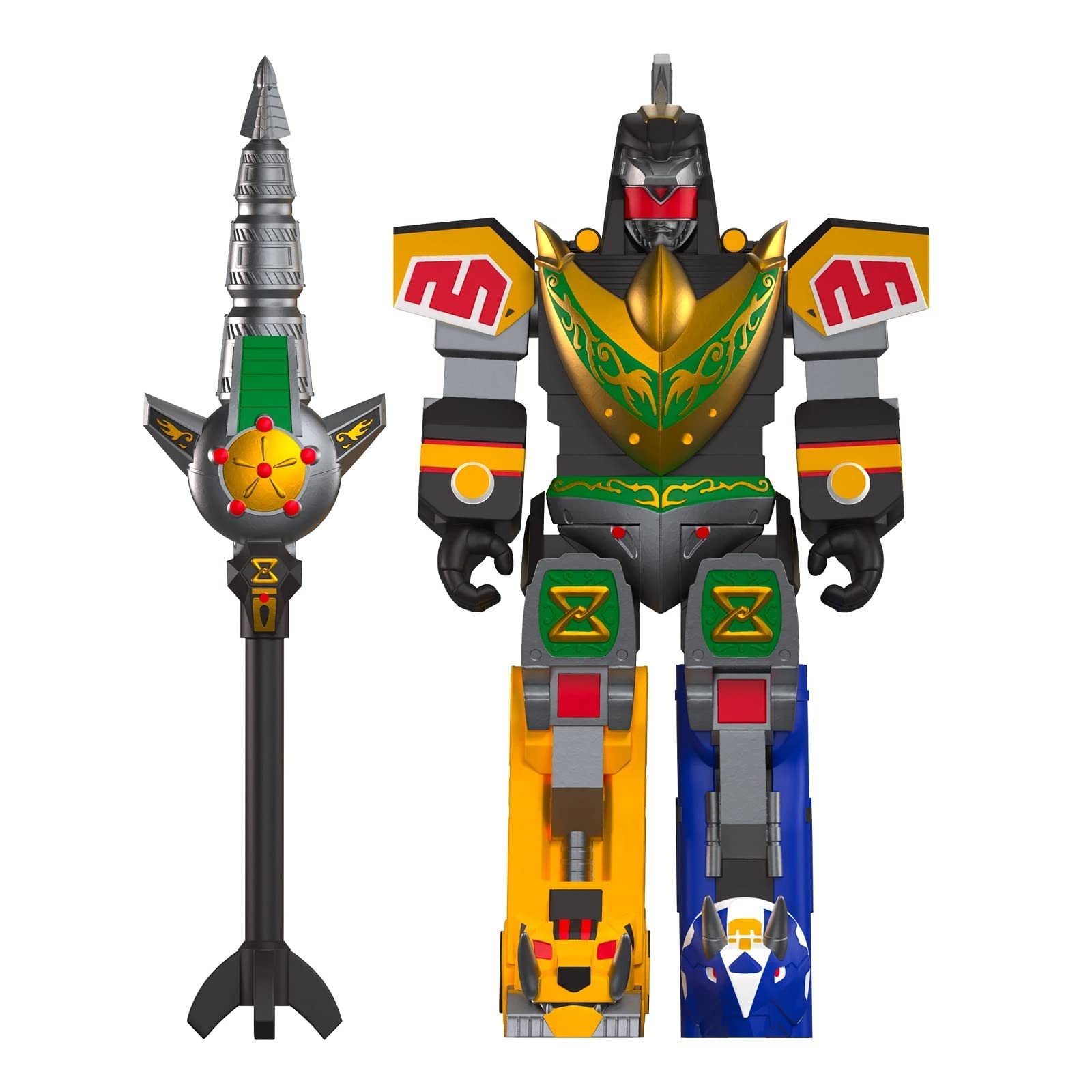 Foto 4 pulgar | Figura de Acción Super7 Mighty Morphin Power Rangers Dragonzord - Venta Internacional