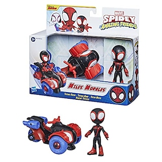 Foto 3 | Figura de Acción Y Vehículo Tecno-racer Marvel Spidey Miles - Venta Internacional