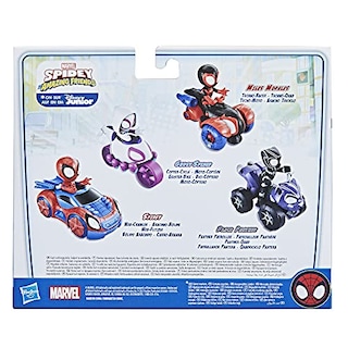 Foto 5 | Figura de Acción Y Vehículo Tecno-racer Marvel Spidey Miles - Venta Internacional