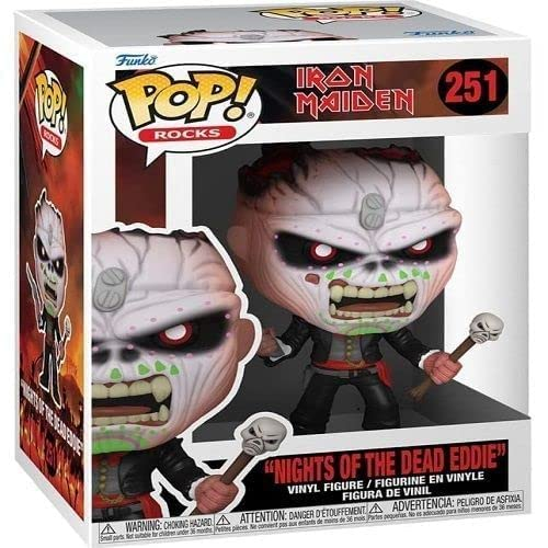 Foto 5 pulgar | ¡Funko Pop! Rocas: Doncella de Hierro Eddie Noches de los Muertos - Venta Internacional