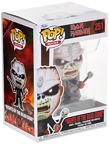 Foto 8 pulgar | ¡Funko Pop! Rocas: Doncella de Hierro Eddie Noches de los Muertos - Venta Internacional