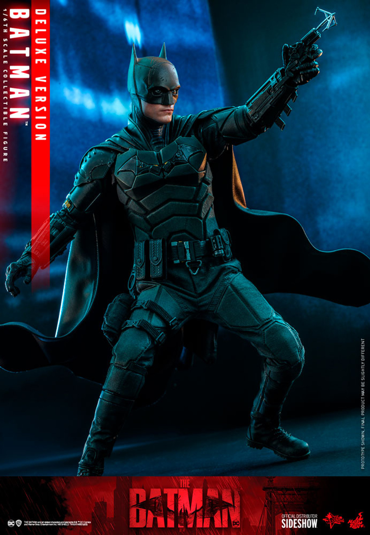 Foto 3 pulgar | Figura Hot Toys DC The Batman 2022 Deluxe Version Escala 1:6