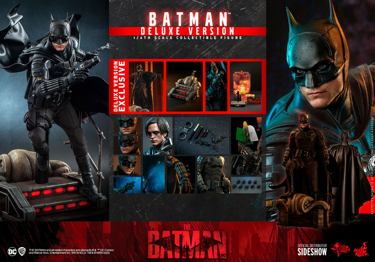 Foto 9 pulgar | Figura Hot Toys DC The Batman 2022 Deluxe Version Escala 1:6