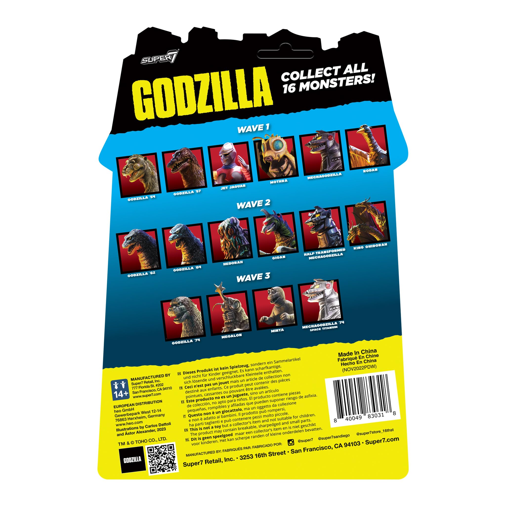 Foto 4 pulgar | Figura de Acción Super7 Toho Godzilla Película de 1974 - Venta Internacional