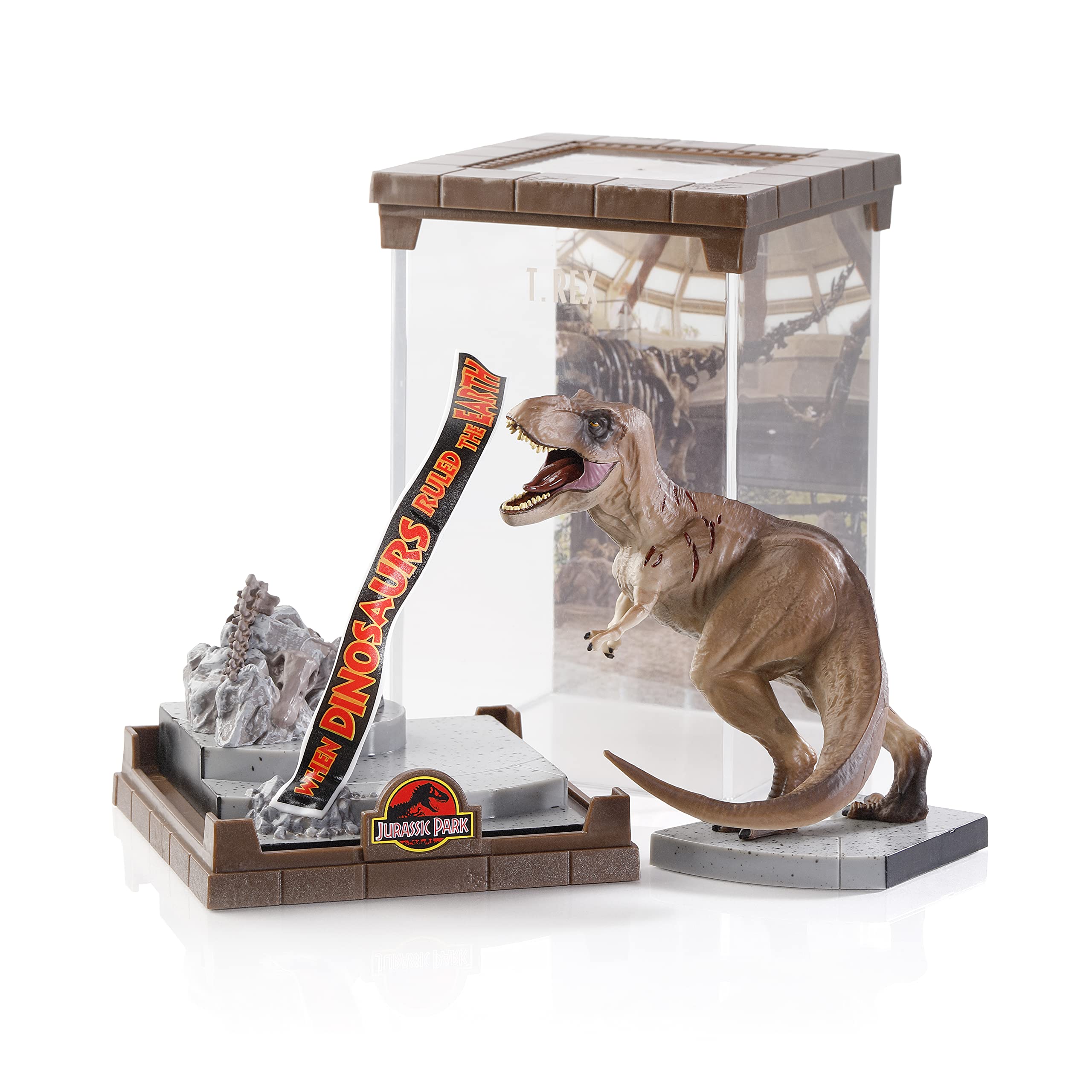 Foto 3 pulgar | Figura The Noble Collection Jurassic Park Tyrannosaurus Rex - Venta Internacional