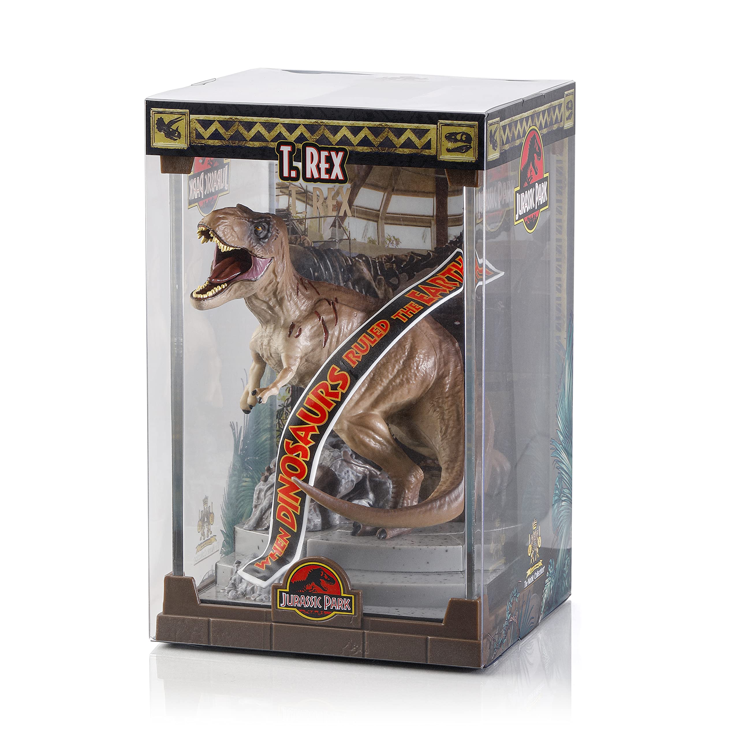Foto 5 pulgar | Figura The Noble Collection Jurassic Park Tyrannosaurus Rex - Venta Internacional